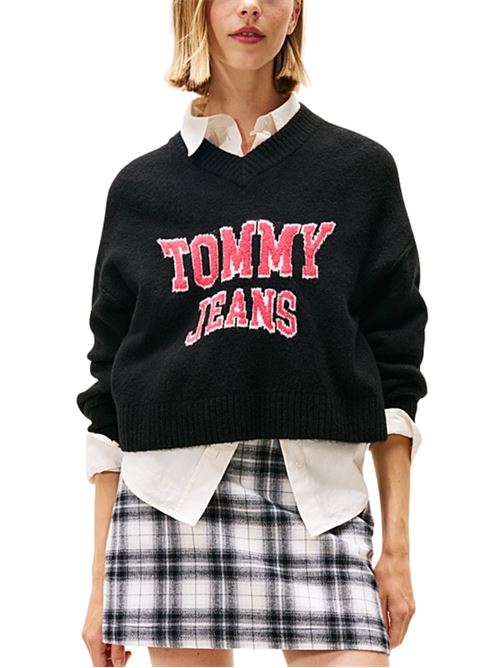 Maglione stile college in misto lana Tommy Jeans | DW0DW21711BDS